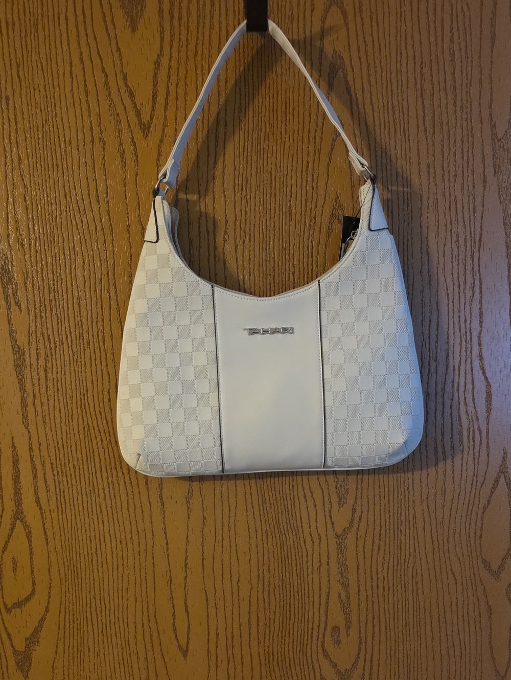 Tahari Bone Women's Shoulder Bag 15 X 9 Call Out Ink Spot On Handle